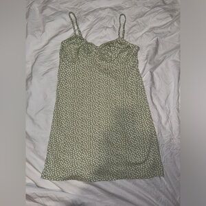 American Eagle green mini casual dress